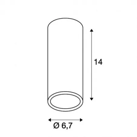 Oprawy-sufitowe - oprawa sufitowa czarna enola_b cl-1 gu10 max 35w slv 