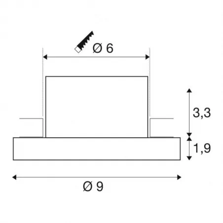 Oprawy-sufitowe - oprawa sufitowa chromowana 7,3w 1800-3000k 460lm crystal 1002120 slv 