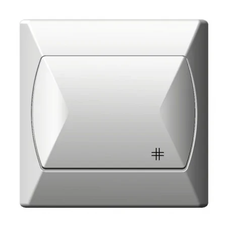 Wylaczniki-krzyzowe - włącznik krzyżowy biały łp-4a/00 akcent ospel 