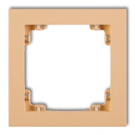 Ramki-pojedyncze - pojedyncza ramka brzoskwiniowa 45dr-1 deco pastel matt karlik 