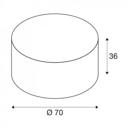 Oswietlenie - klosz fenda biały 70cm slv 
