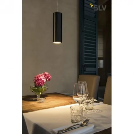 Lampy-sufitowe - lampa sufitowa anela led czarna 3000k slv 