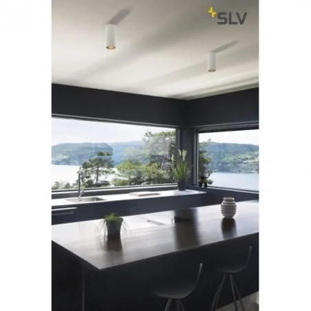 Oprawy-sufitowe - oprawa sufitowa natynkowa biała anela led 3000k slv 