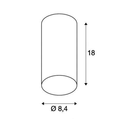 Oprawy-sufitowe - oprawa sufitowa natynkowa biała anela led 3000k slv 