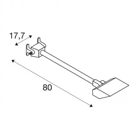 Kinkiety-ogrodowe - kinkiet zewnętrzny biały 29w 4000k today led 1000884 slv 
