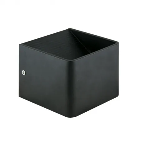 Kinkiety-do-salonu - dekoracyjna lampa ścienna led czarna 5w 4000k raca led 00024 ideus 