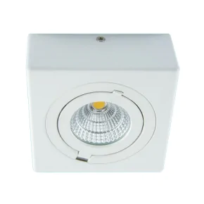 Plafony - lampa led sufitowa kwadratowa biała 6w 4000k 500lm igor led d 03127 ideus 