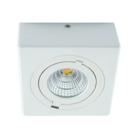 Plafony - kwadratowy plafon led o mocy 9w biały 4000k 750lm igor led d 03128 ideus 