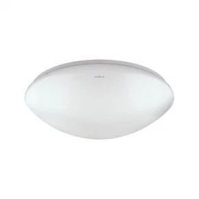 Plafony - plafon led biały okrągły 24w 4000k ip44 leon led 02782 ideus 