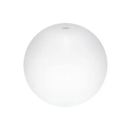 Plafony - okrągła lampa sufitowa led biała z czujnikiem ruchu 12w 4000k leon led mvs 03529 ideus 