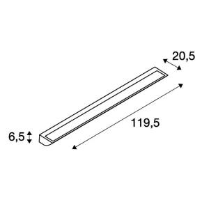 Oswietlenie - naświetlacz led na zewnątrz naścienny srebrnoszary 48w 3000k vano wing led 227744 slv 