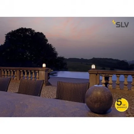 Lampy-ogrodowe-stojace - lampa tarasowa rdzawa 40w e14 24cm rusty cone 229430 slv 