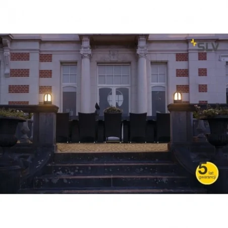 Lampy-ogrodowe-stojace - lampa tarasowa rdzawa 40w e14 24cm rusty cone 229430 slv 