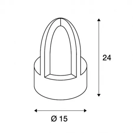 Lampy-ogrodowe-stojace - lampa tarasowa rdzawa 40w e14 24cm rusty cone 229430 slv 