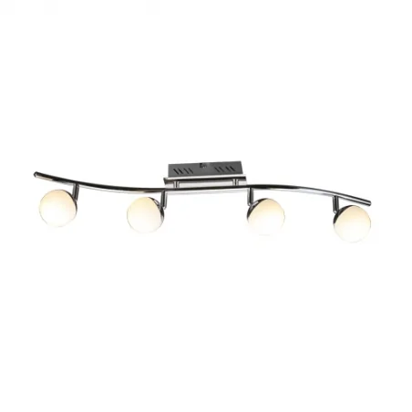 Lampy-sufitowe - poczwórna lampa ścienno-sufitowa led 4x6w 4000k neli led 02831 ideus 