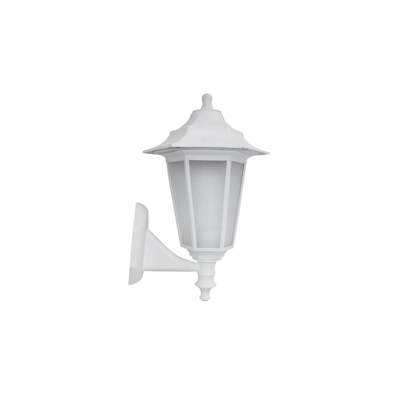 Kinkiety-ogrodowe - biała lampa ogrodowa w stylu angielskim begonya2 03080 ideus firmy IDEUS - STRUHM 