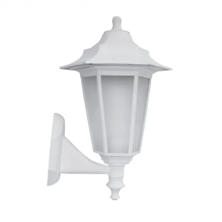 Kinkiety-ogrodowe - biała lampa ogrodowa w stylu angielskim begonya2 03080 ideus 