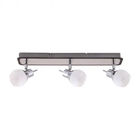 Lampy-sufitowe - oprawa ścienno-sufitowa potrójna chrom 3x40w 3x590lm epos g9 3l 02779 ideus 