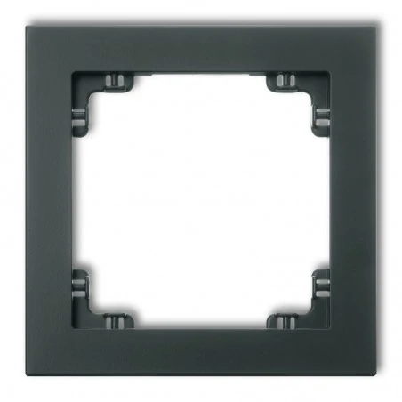 Ramki-pojedyncze - pojedyncza ramka grafitowa matowa 28dr-1 deco karlik 