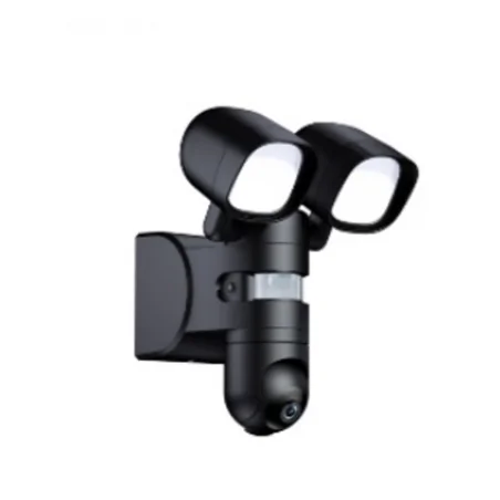 Naswietlacze-led - naświetlacz led z kamerą czarny 10 watt vo2009 volteno 