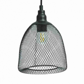 Lampy-sufitowe - nowoczesna lampa wisząca w kolorze czarnym e27 20w led il mio vigo 312525 polux 
