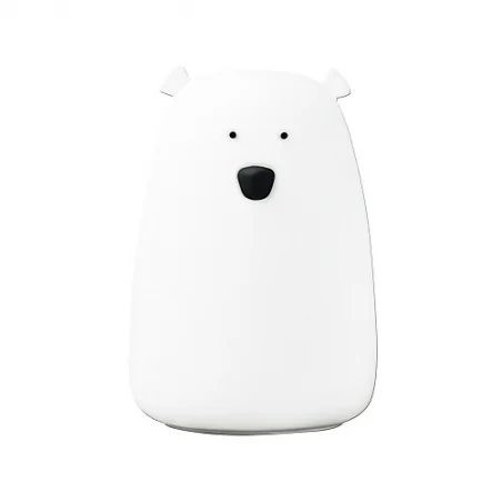 Oswietlenie-do-pokoju-dzieciecego - lampa led dla dziecka biały miś z akumulatorem 3000k/rgb 312952 polux 