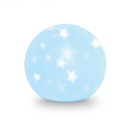 Oswietlenie-do-pokoju-dzieciecego - nocna lampka led dla dzieci biała księżyc z akumulatorem 312983 polux 