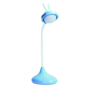 Oswietlenie-do-pokoju-dzieciecego - niebieska lampka biurkowa led dla dziecka królik 3000k/6500k rabbit led 313003 polux