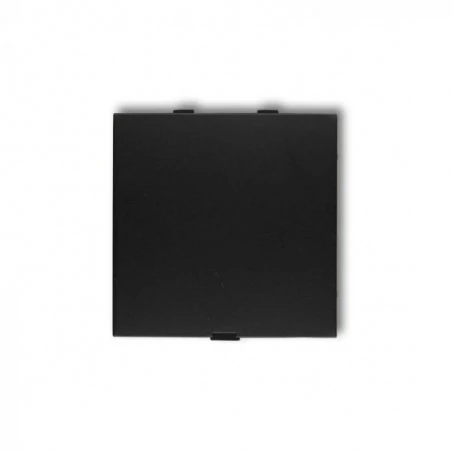 Zaslepki - czarna matowa zaślepka do ramki 12dza deco karlik 