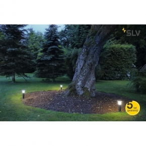 Lampy-ogrodowe-stojace - lampa stojąca ogrodowa szary kamień e27 40cm 24w alpa mushroom 40 228935 slv 