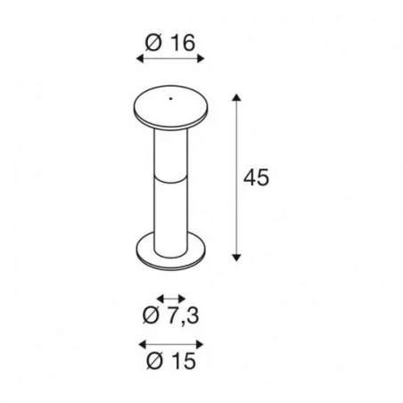Lampy-ogrodowe-stojace - lampa stojąca ogrodowa szary kamień e27 40cm 24w alpa mushroom 40 228935 slv 