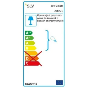 Kinkiety-ogrodowe - oprawa ogrodowa ścienna w kolorze białym 2x11w gu10 astina out esl 228771 slv 