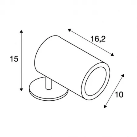 Kinkiety-ogrodowe - reflektor ogrodowy led antracytowy z ciepłym światłem 17w ip55 helia led 228555 slv 
