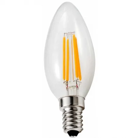 Zarowki-led - żarówka led świeczka filament 4w 470lm e14 barwa ciepła led-2722 helios 
