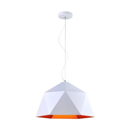 Lampy-sufitowe - lampa wisząca mist white vo0913 1xe27 60w volteno 