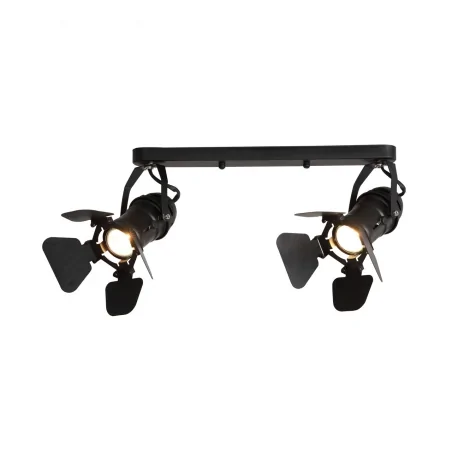 Oswietlenie-sufitowe - lampa sufitowa podwójna czarna vo1860 volteno  Oswietlenie-sufitowe - lampa sufitowa podwójna czarna vo1860 volteno