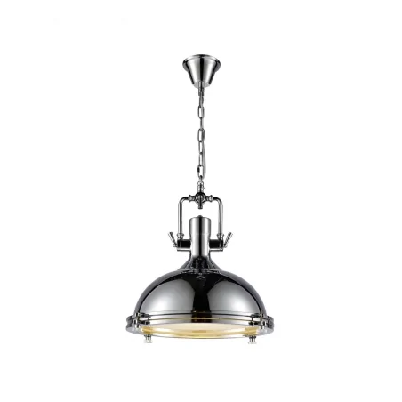 Lampy-sufitowe - lampa wisząca silver glob vo1825 volteno 