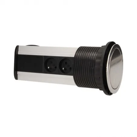 Gniazda-meblowe - gniazdo meblowe wysuwane z blatu z ładowarką usb i przewodem or-ae-1354 orno 