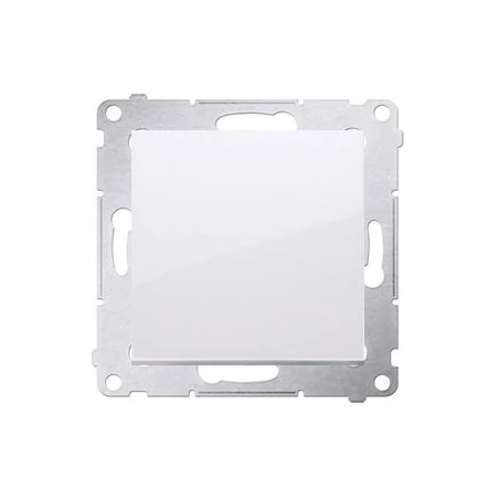 Wylaczniki-jednobiegunowe - przycisk pojedynczy zwierny biały dp1a.01/11 simon 54 kontakt-simon 