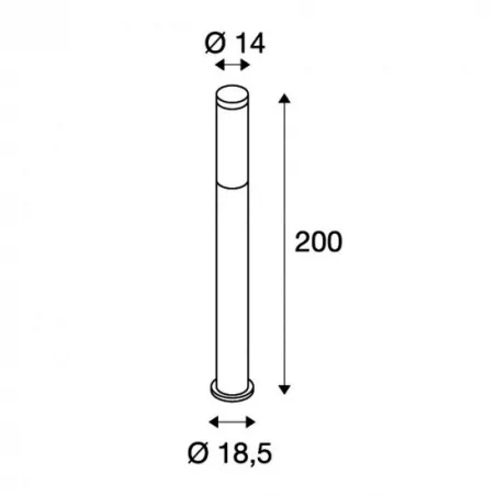 Lampy-ogrodowe-stojace - lampa stojąca ogrodowa antracyt 55w ip44 pole parc 200 227975 slv 