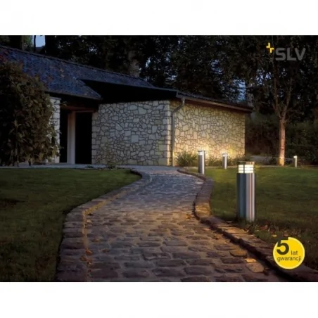 Lampy-ogrodowe-stojace - lampa stojąca ogrodowa stal nierdzewna 23w ip44 40cm vap 40 229054 slv 