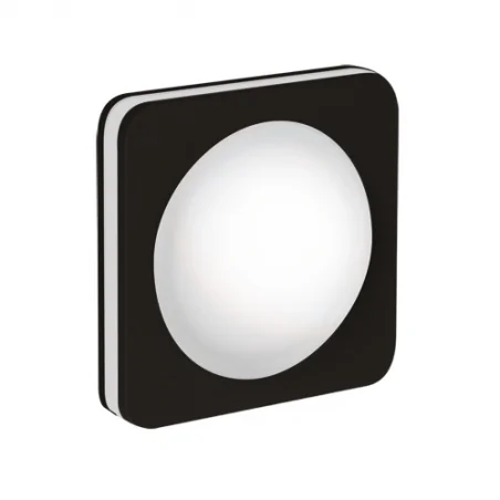 Oprawy-sufitowe - oprawa sufitowa led czarna kwadrat 5w 4000k goti led c 03200 ideus 
