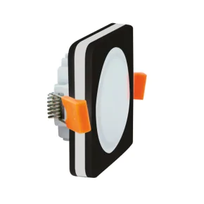 Oprawy-sufitowe - oprawa sufitowa led czarna kwadrat 5w 4000k goti led c 03200 ideus 