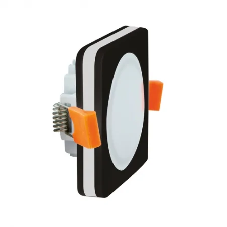 Oprawy-sufitowe - oprawa sufitowa led czarna kwadrat 5w 4000k goti led c 03200 ideus 