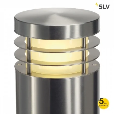 Lampy-ogrodowe-stojace - lampa ogrodowa w kolorze stali nierdzewnej e27 23w ip44 vap 100 229050 slv 