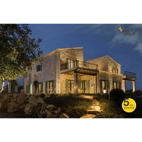 Lampy-ogrodowe-stojace - lampa ogrodowa molat e27 antracyt slv 