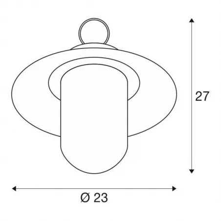 Lampy-ogrodowe-wiszace - wisząca lampa ogrodowa molat e27 antracyt max 60w ip44 slv 