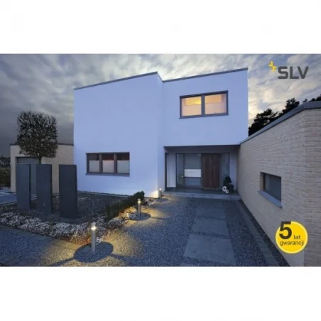 Slupki-ogrodowe - lampa stojąca słupek ogrodowy szczotkowana stal nierdzewna 3000k 60cm vap led 60 231896 slv 