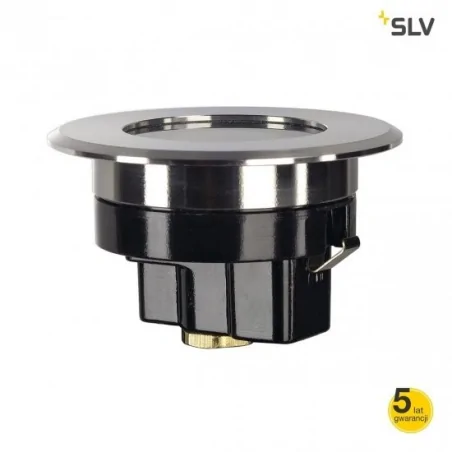 Oprawy-led-zewnetrzne - oprawa najazdowa okrągła szczotkowana stal nierdzewna 3000k dasar flat 230v led 228412 slv 