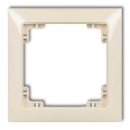Ramki-pojedyncze - beżowa ramka pojedyncza 1drso-1 deco soft 